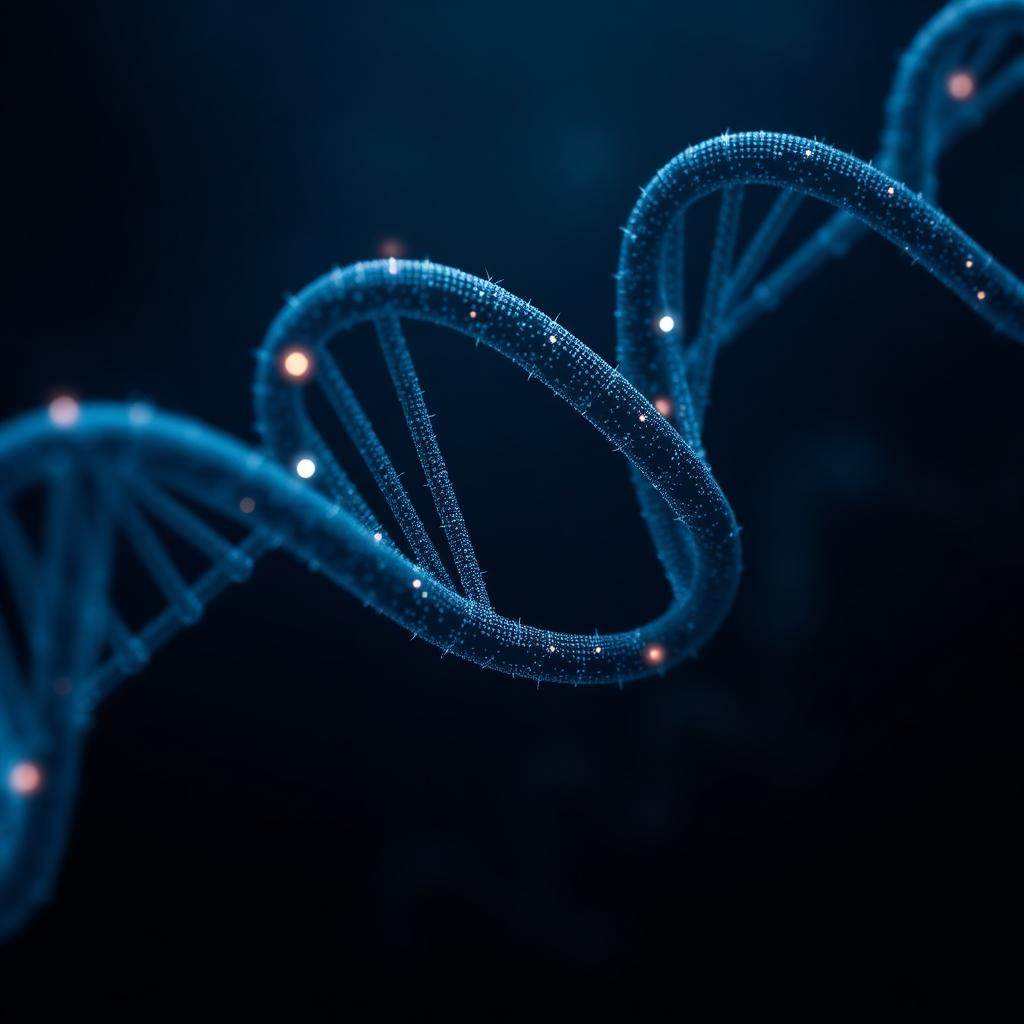 DNA double helix visualization